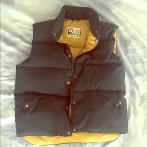 PENFIELD VINTAGE VEST BLUE WOMEN MEDIUM